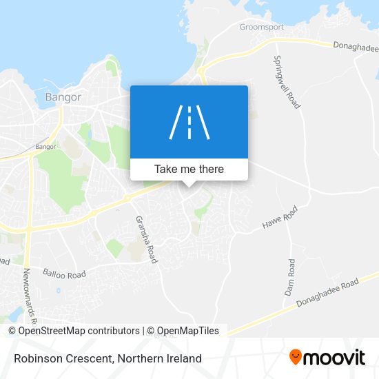 Robinson Crescent map