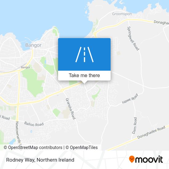 Rodney Way map