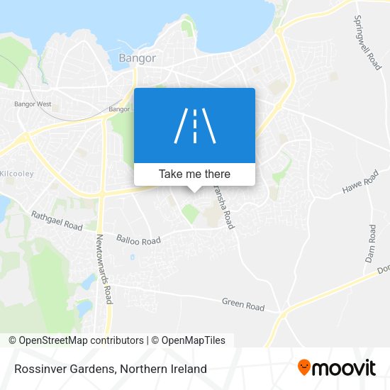 Rossinver Gardens map