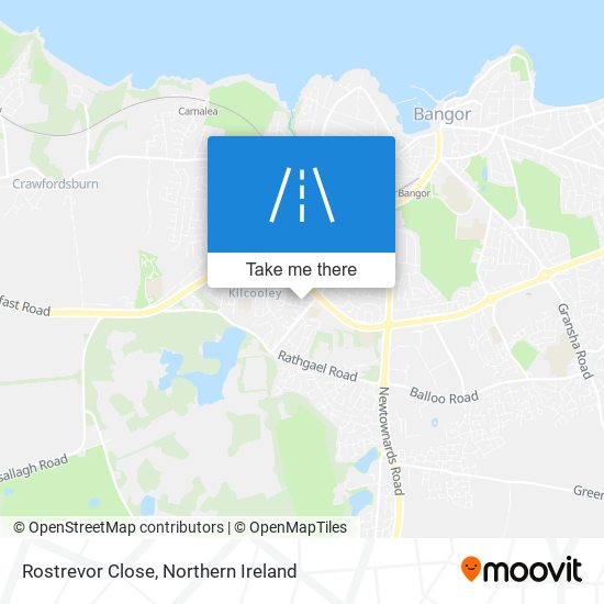 Rostrevor Close map