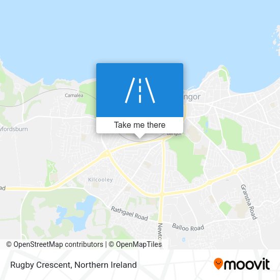 Rugby Crescent map