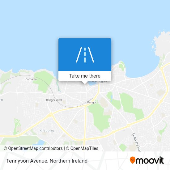 Tennyson Avenue map