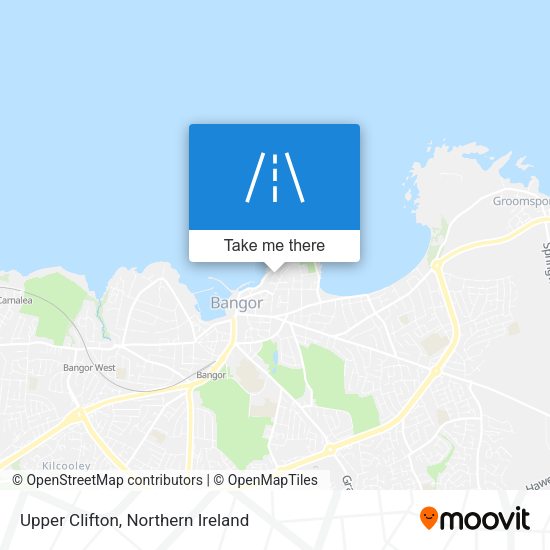 Upper Clifton map
