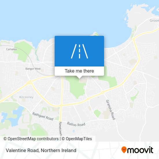 Valentine Road map
