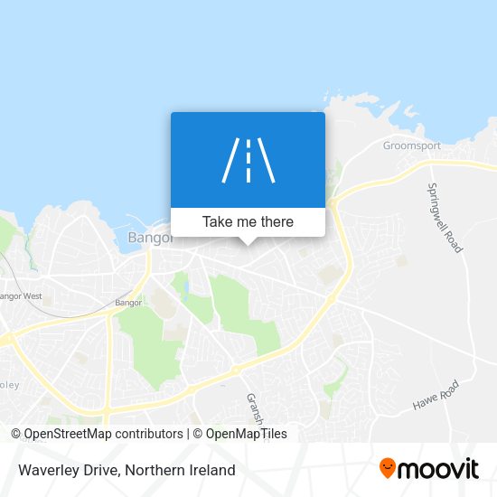Waverley Drive map