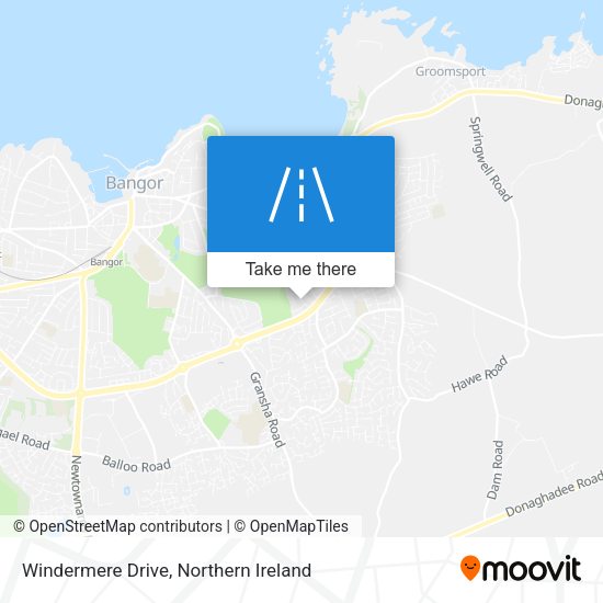 Windermere Drive map