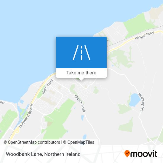 Woodbank Lane map