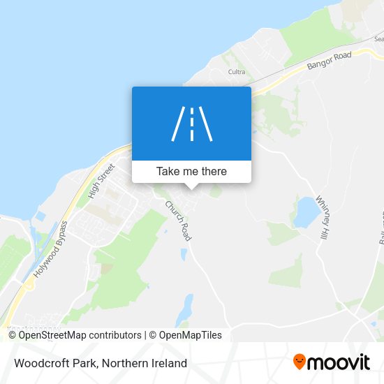 Woodcroft Park map