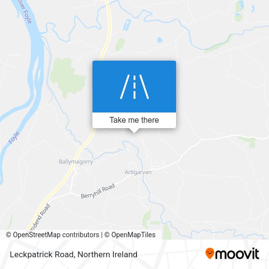 Leckpatrick Road map