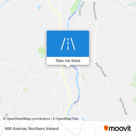 Mill Avenue map