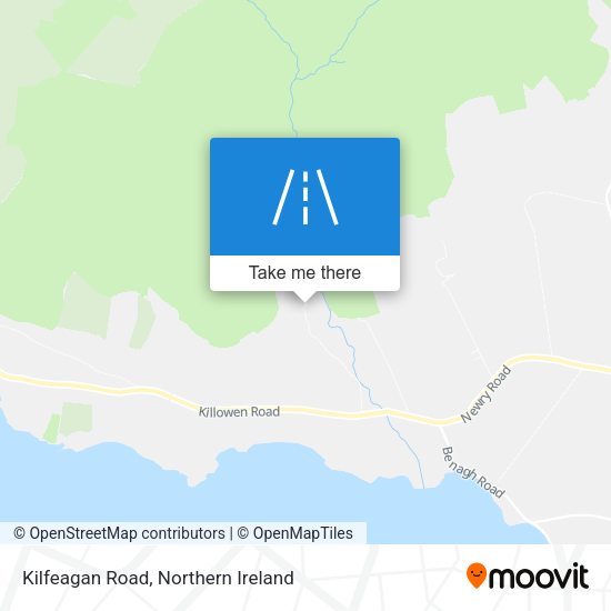 Kilfeagan Road map