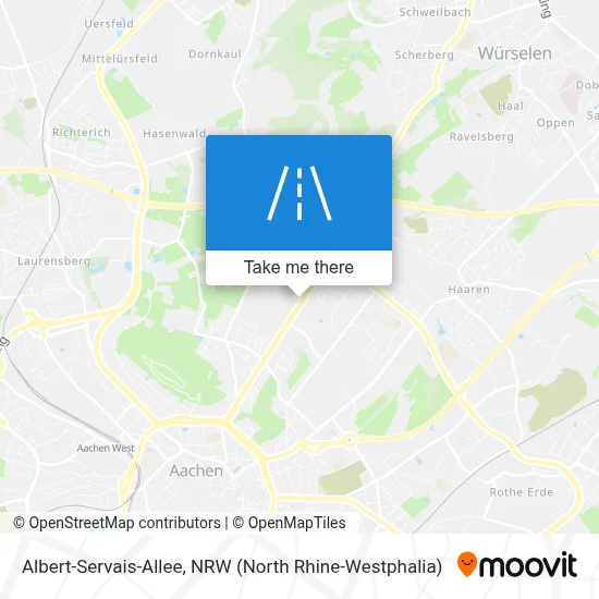 Albert-Servais-Allee map