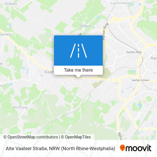 Alte Vaalser Straße map