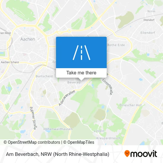 Am Beverbach map