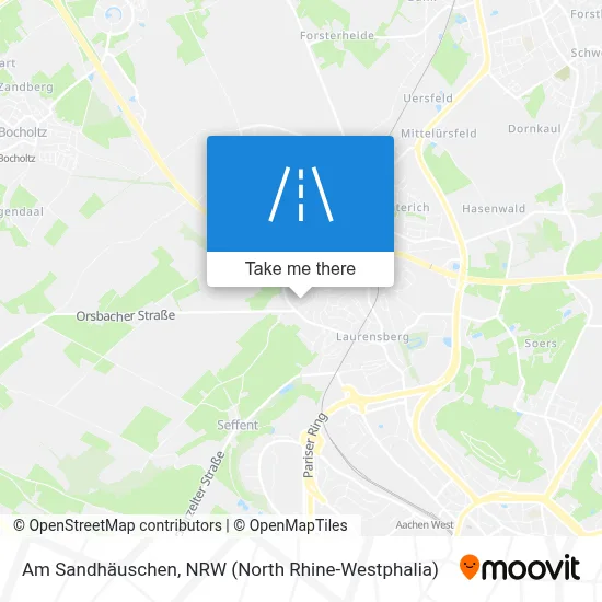 Am Sandhäuschen map