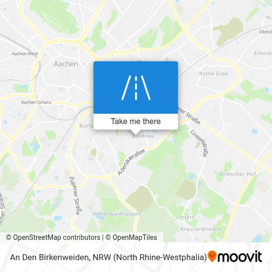 An Den Birkenweiden map