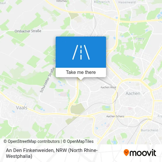 An Den Finkenweiden map