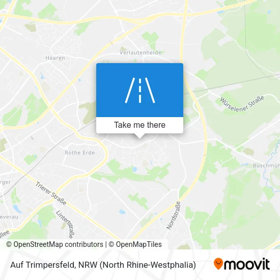 Карта Auf Trimpersfeld