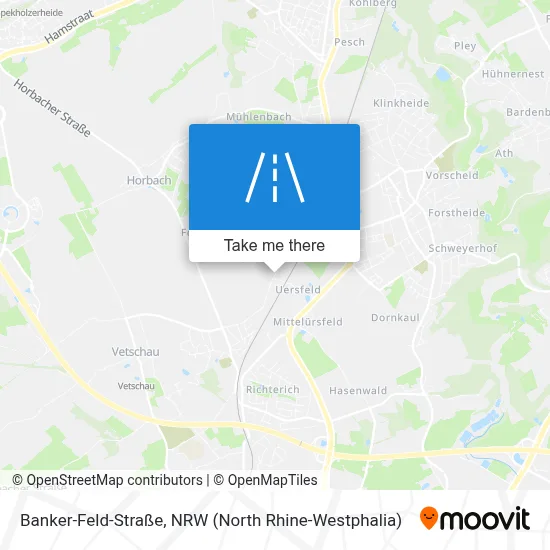 Banker-Feld-Straße map