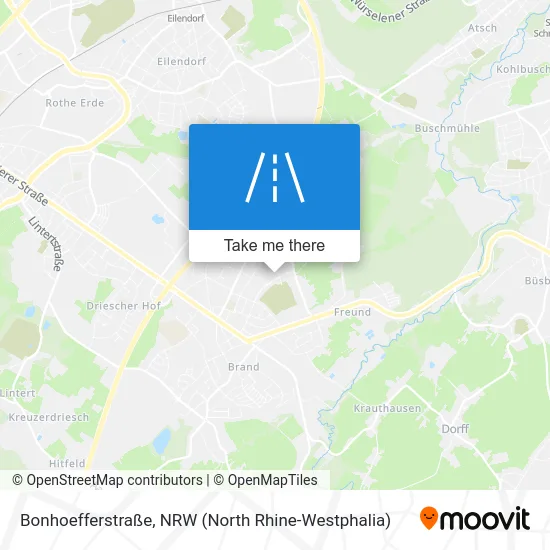 Bonhoefferstraße map