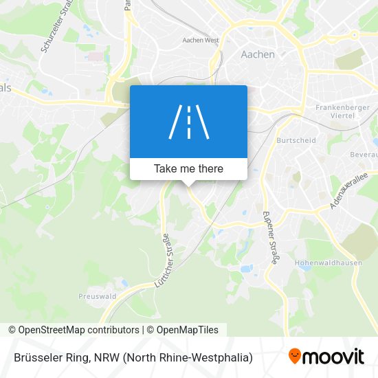 Brüsseler Ring map