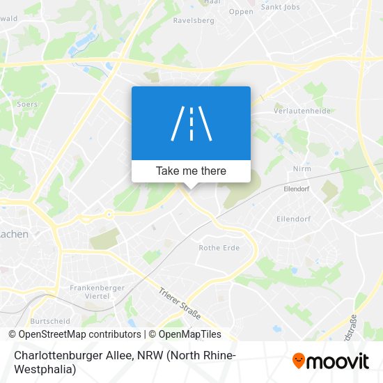 Charlottenburger Allee map