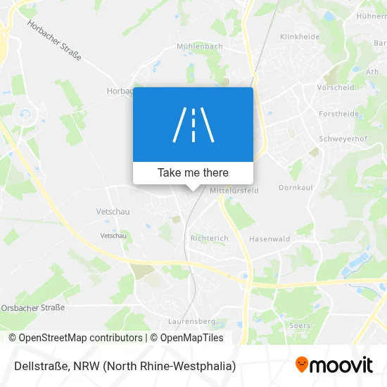 Dellstraße map