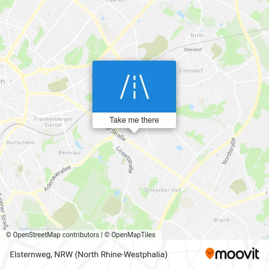 Elsternweg map