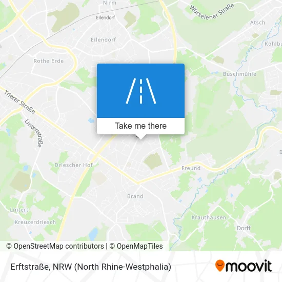 Erftstraße map