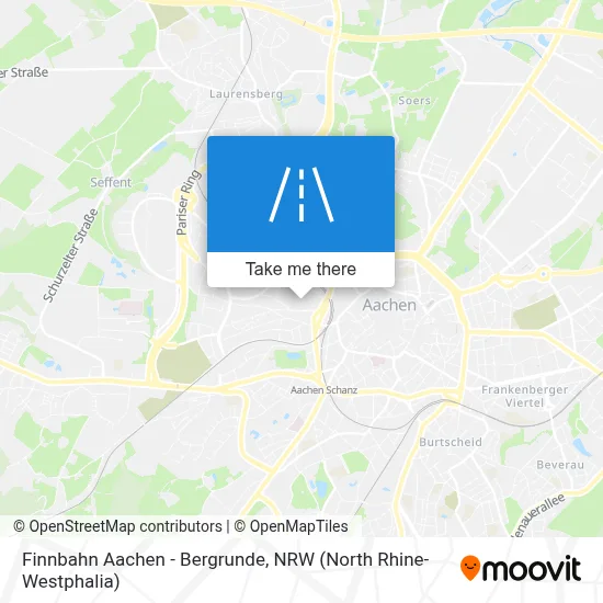 Finnbahn Aachen - Bergrunde map