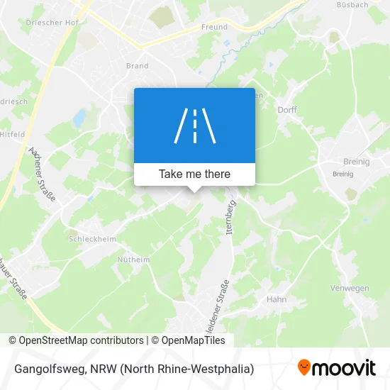 Gangolfsweg map