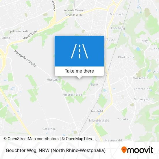 Карта Geuchter Weg