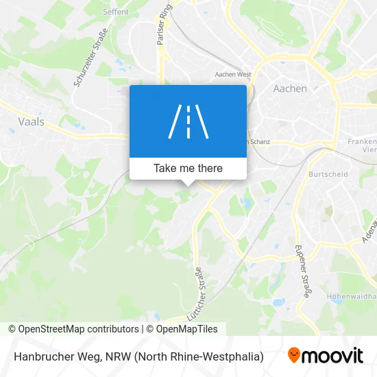 Карта Hanbrucher Weg