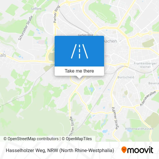 Hasselholzer Weg map