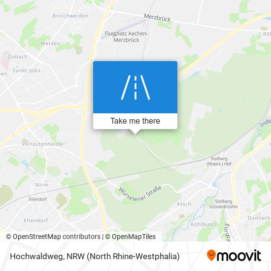 Карта Hochwaldweg