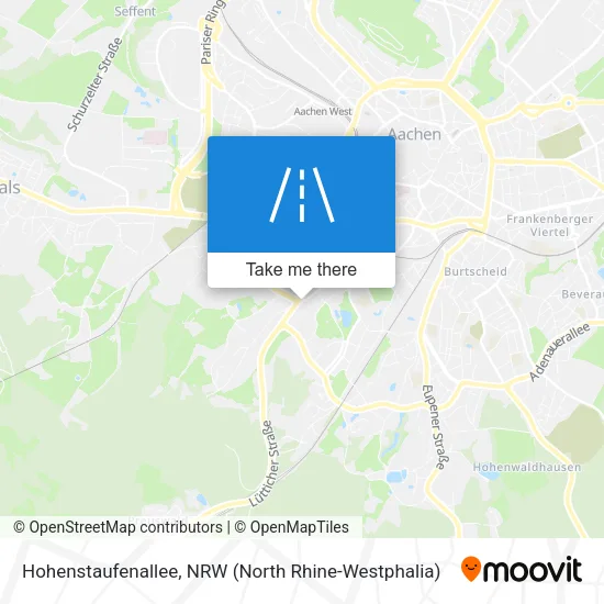 Карта Hohenstaufenallee