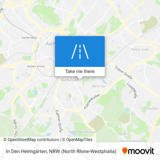 In Den Heimgärten map