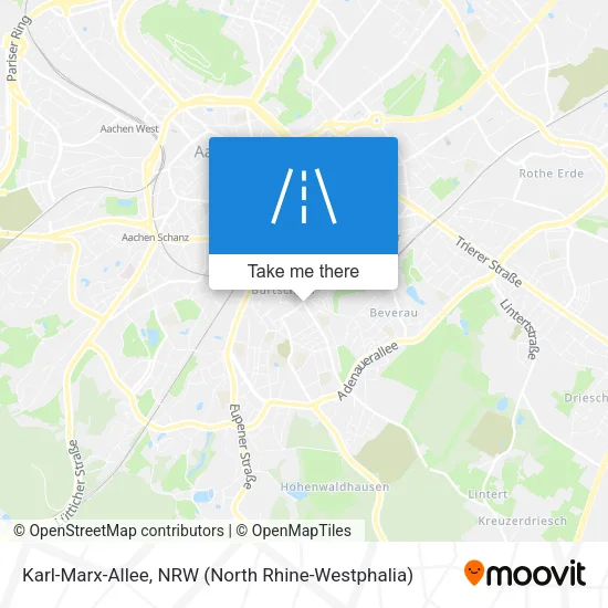 Карта Karl-Marx-Allee
