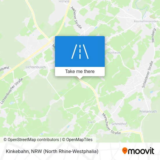 Карта Kinkebahn