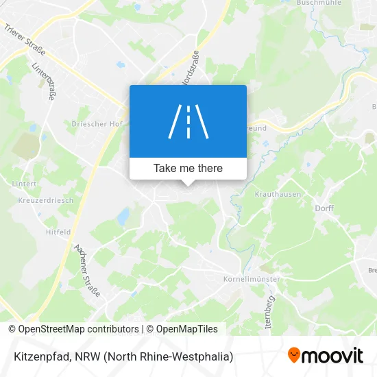 Карта Kitzenpfad