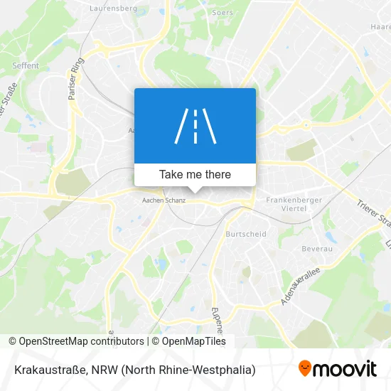 Карта Krakaustraße