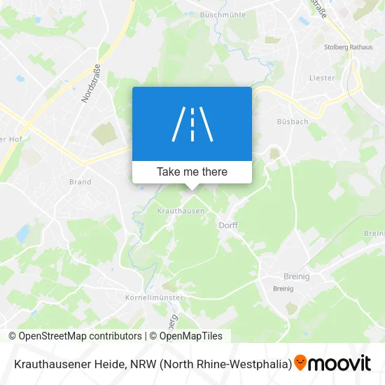 Карта Krauthausener Heide