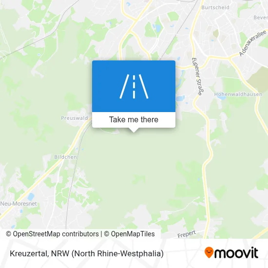 Kreuzertal map