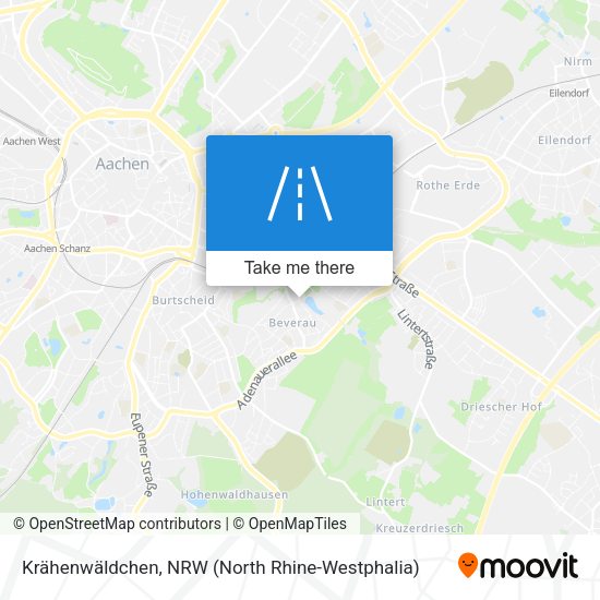 Krähenwäldchen map