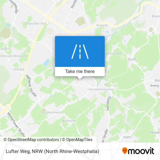 Карта Lufter Weg