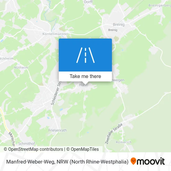 Manfred-Weber-Weg map