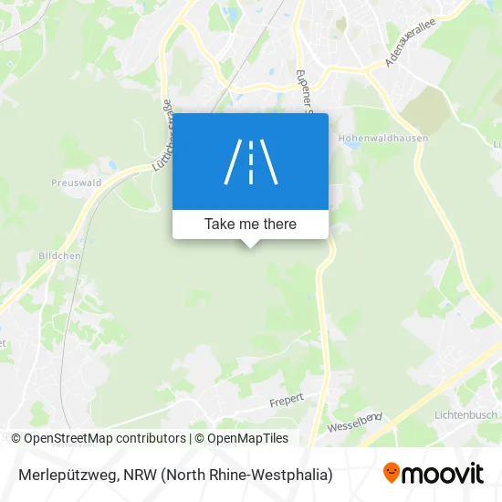 Merlepützweg map