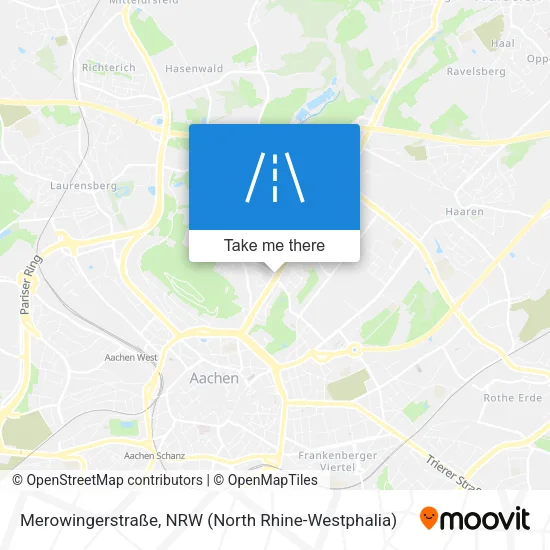 Merowingerstraße map