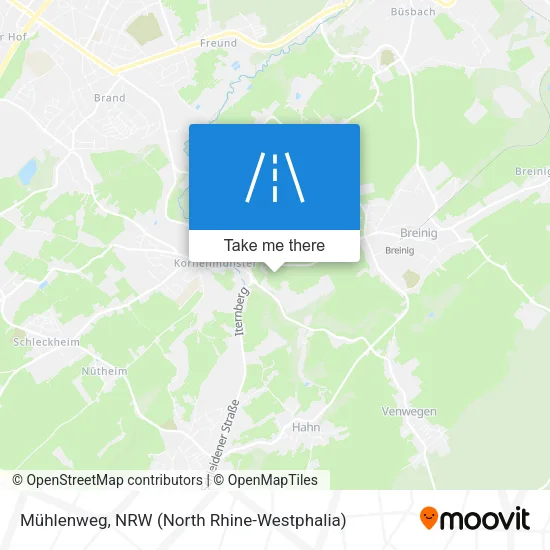Mühlenweg map