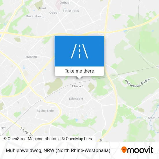 Карта Mühlenweidweg